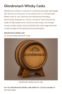 Casks Galore Whisky Scotland Glendronach whisky cask barrel image casks galore